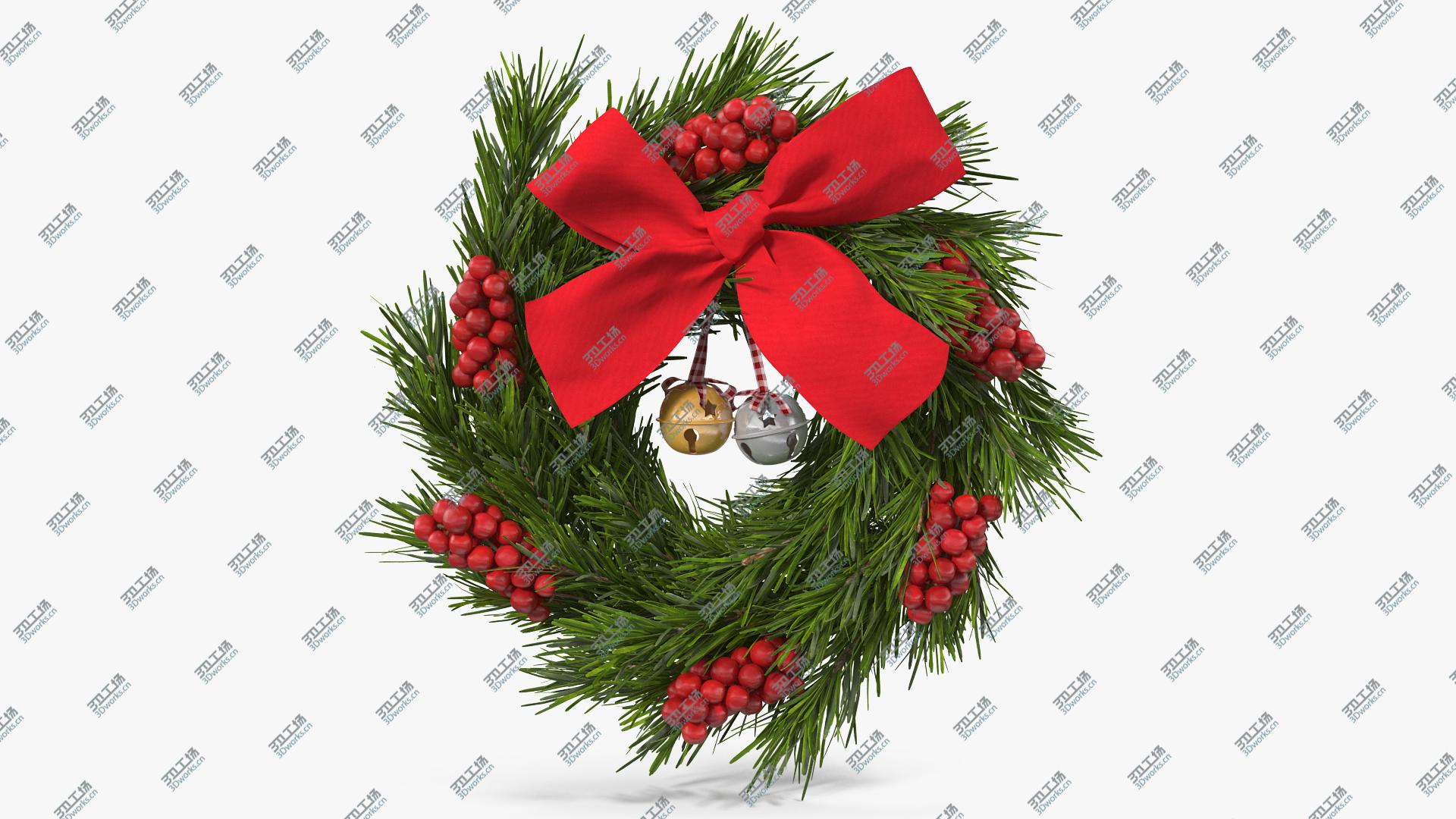 images/goods_img/2021040164/Christmas Wreath with Bells 3D model/3.jpg